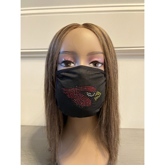 Arizona Cardinals Bling Rhinestone Face Mask - Picture 10 of 11